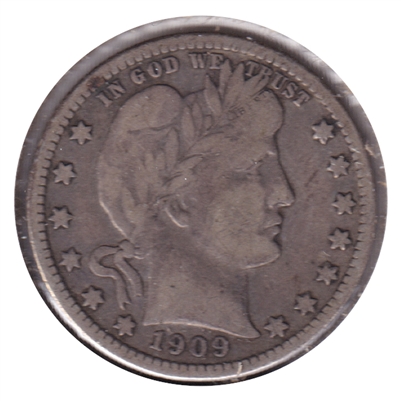 1909 O USA Quarter Very Fine (VF-20) $