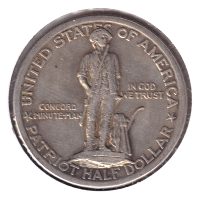 1925 Lexington Concord Sesquicentennial US Half Dollar AU-UNC (AU-55) $