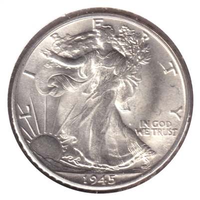 1945 S USA Half Dollar Choice Brilliant Uncirculated (MS-64) $
