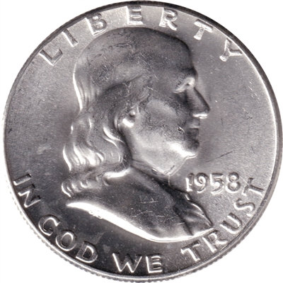 1958 USA Half Dollar Brilliant Uncirculated (MS-63)