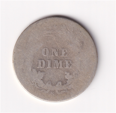 1899 S USA Dime About Good (AG-3)