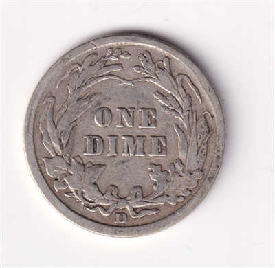 1914 D USA Dime VG-F (VG-10)