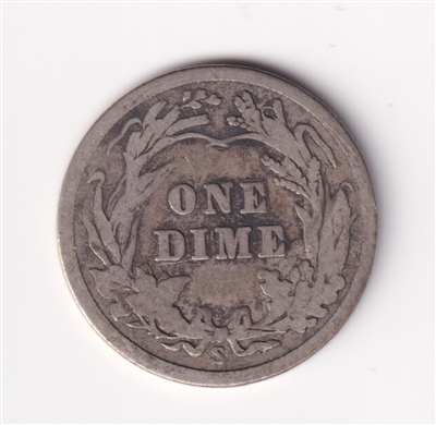 1916 S Barber USA Dime G-VG (G-6)