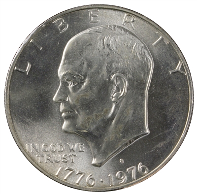1976 S Silver Eisenhower USA Dollar Choice Brilliant Uncirculated (MS-64)