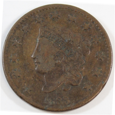 1833 USA Cent F-VF (F-15) $