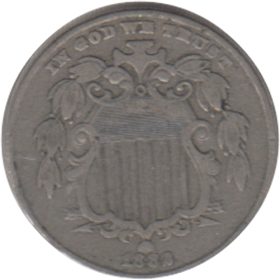 1882 USA Nickel Extra Fine (EF-40) $