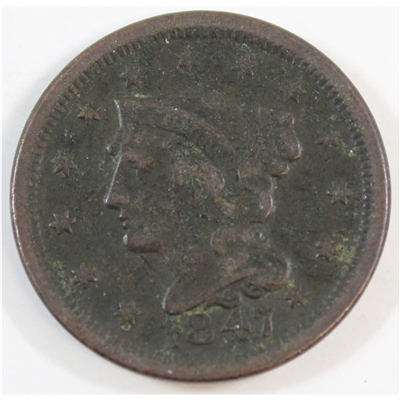 1847 USA Cent Very Fine (VF-20)