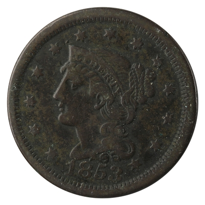 1853 USA Cent Very Fine (VF-20)