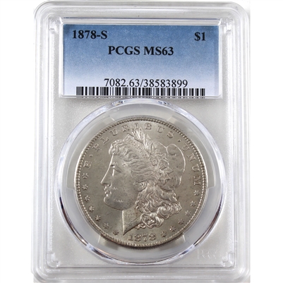 1878 S USA Dollar PCGS Certified MS-63