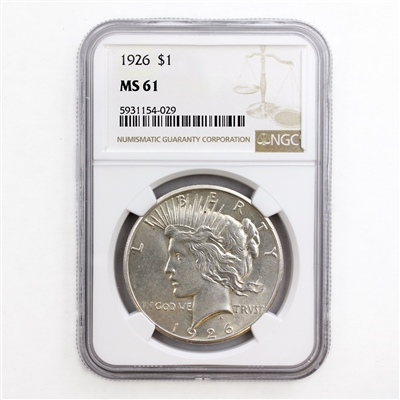 1926 USA Dollar NGC Certified MS-61