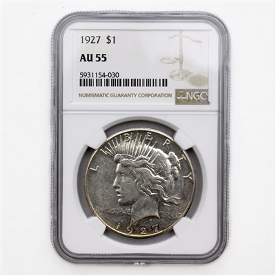 1927 USA Dollar NGC Certified AU-55