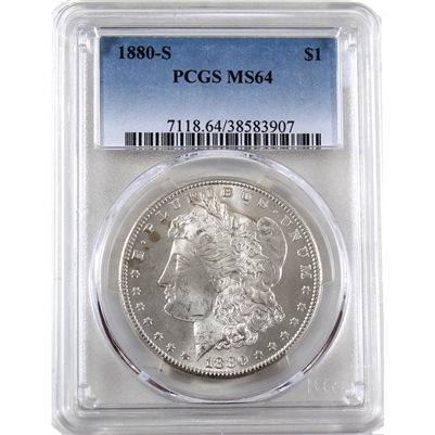 1880 S USA Dollar PCGS Certified MS-64