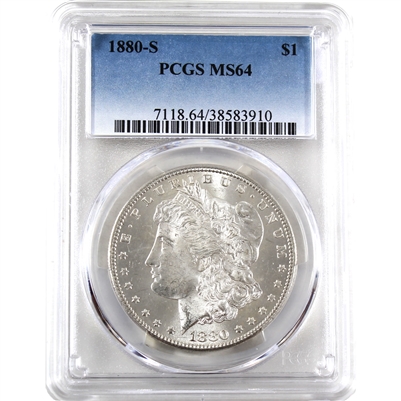 1880 S USA Dollar PCGS Certified MS-64