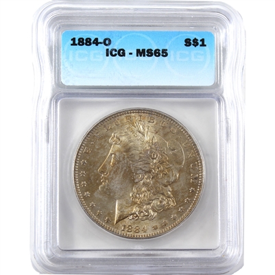 1884 O USA Dollar ICG Certified MS-65