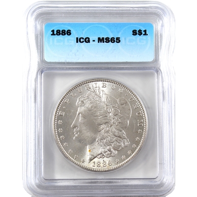 1886 USA Dollar ICG Certified MS-65