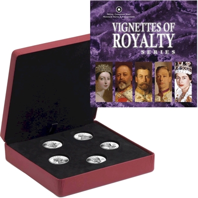 2008-2009 Canada $15 Vignettes of Royalty Sterling Silver 5-Coin Set