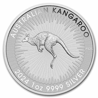 2024 Australia $1 Kangaroo 1oz. .9999 Silver (No Tax)