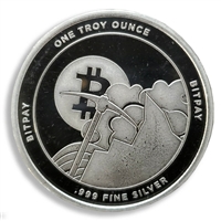 BitPay 1oz. .999 Silver Round (TAX Exempt)