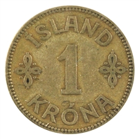 Iceland 1925HCNGJ Krona VF-EF (VF-30)