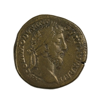 Ancient Rome 184AD Commodus Brass Sestertius Very Fine (VF-30) $
