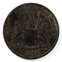 India 1804 1/2 Pice Very Fine (VF-20) $