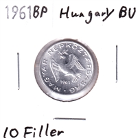 Hungary 1961BP 10 Filler Brilliant Uncirculated (MS-63)