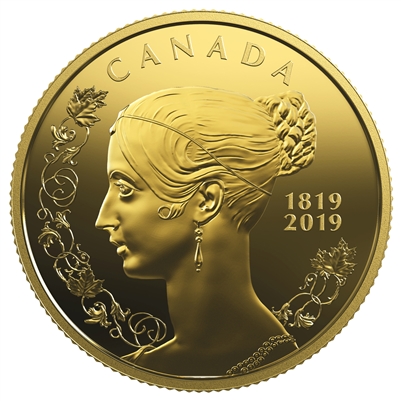 2019 Canada $10 Queen Victoria - 200th Anniversary of her Birth 1/4oz. Gold (No Tax)