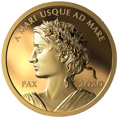 2020 Canada $200 Peace Dollar Pure Gold Coin (No Tax)