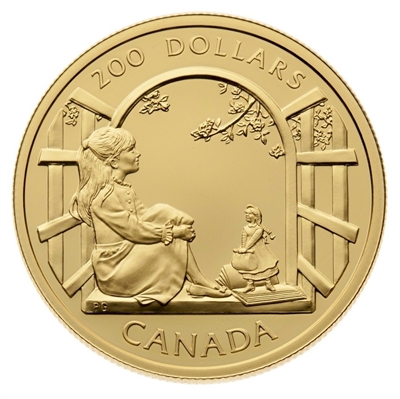 1994 Canada $200 Anne of Green Gables 22K Gold Coin