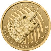 2016 Canada $200 Roaring Grizzly Gold Bullion Coin (TAX Exempt)
