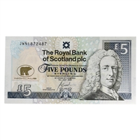Scotland 2005 5 Pound Note, SC847, Jack Nicklaus, AU