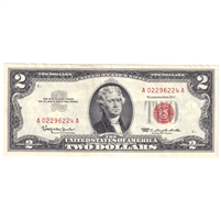 USA 1963 $2 Note, FR #1513, Granahan-Dillon, AU-UNC