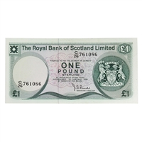 Scotland 1981 1 Pound Note, SC815, AU