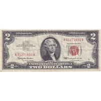 USA 1963 $2 Note, FR #1513, Granahan-Dillon, VF