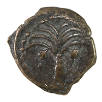 Ancient Judaea Roman Procurators 10-11AD Marcus Ambibulus AE Prutah Extra Fine (EF-40)