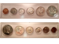 1959 Canada 6-coin Year Set in Snap Lock Case