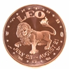 Zodiac Leo 1oz. .999 Fine Copper