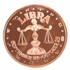 Zodiac Libra 1oz. .999 Fine Copper
