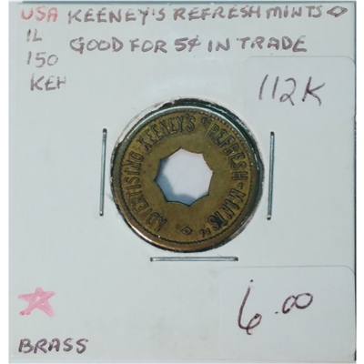 112K - Chicago Advertising Keeneys Refresh Mints Token