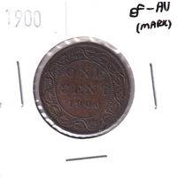 1900 Canada 1-cent EF-AU (EF-45) Mark
