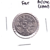 1922 Far Rim Canada 5-cents AU-UNC (AU-55) Spots