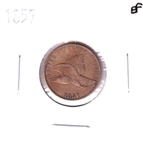 1857 USA Cent Extra Fine (EF-40)