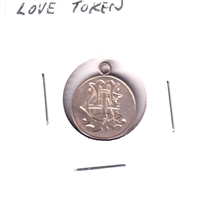 Love Token Elaborately Engraved on Victorian Great Britain Coin