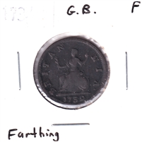 Great Britain 1739 Farthing Fine (F-12)