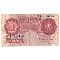 Great Britain Note BE21b 1930 10 Shillings, Circ
