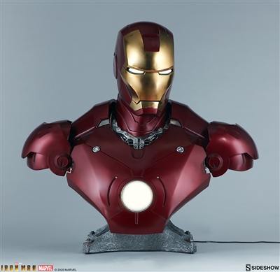 Iron man sideshow 400329 mark 3 bust  avengers tony stark 1:1 scale life size