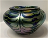 Daniel Lotton Bowl Cobalt and Green Threading