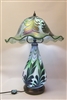 Daniel Lotton Lamp Green and Gold Aurene