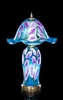 Daniel Lotton Table Lamp Cooper Blue Purple Floral