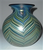 Daniel Lotton Vase
Drapped in Green Blue Gold
Sixe 7  by  7
Signed Daniel Lotton Dated 2016
Really Beautiful